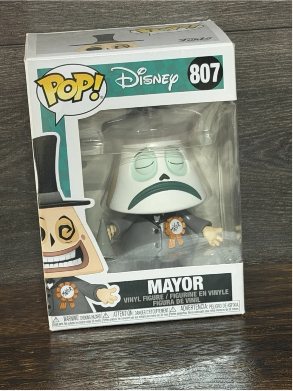 Funko POP! Disney: The Nightmare Before Christmas - Mayor #807, New in Box